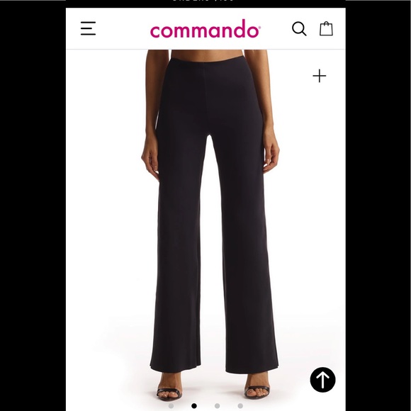 New Commando Neoprene Wide Leg Pants Slacks - Picture 5 of 5